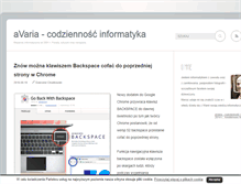 Tablet Screenshot of blog.dobert.pl